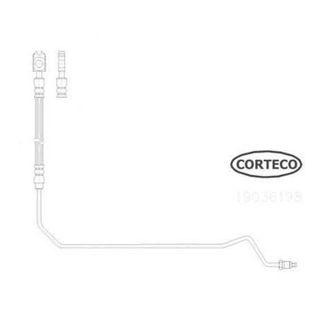 CORTECO Brake Hose, 19036198 19036198